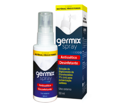 DESINFETANTE SPRAY GERMIX C/ CLOROHEXIDINA